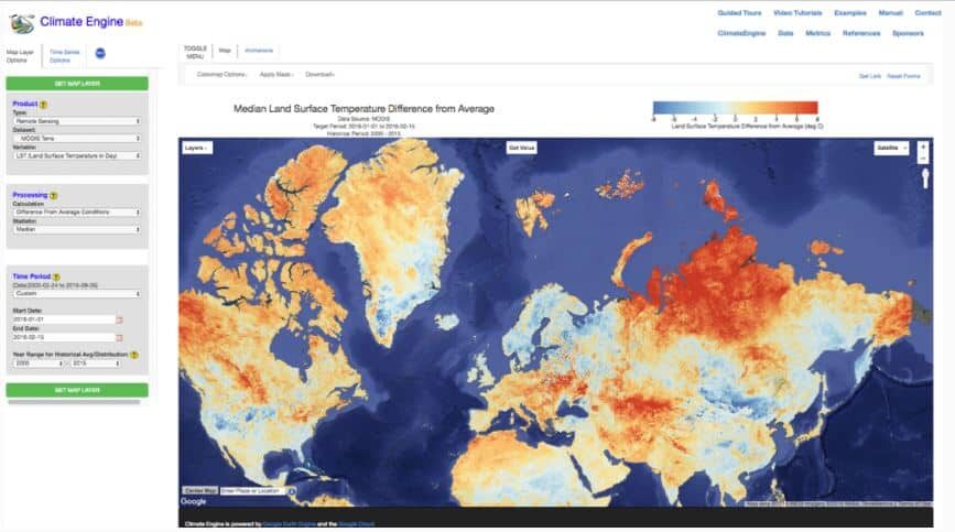 google earth engine sample use