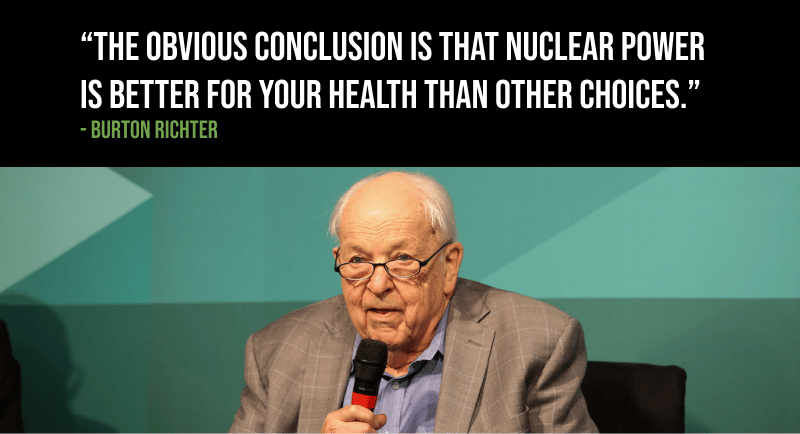 Burton Richter on nuclear safety