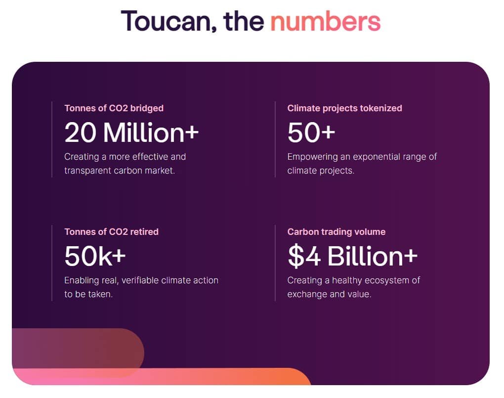 toucan in numbers