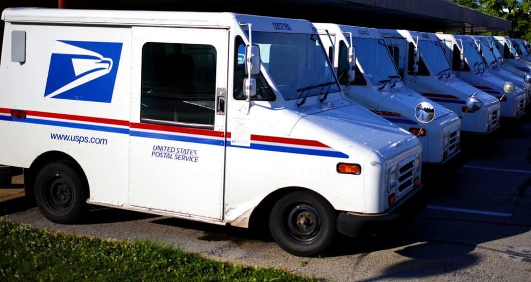 USPS electric delivery trucks