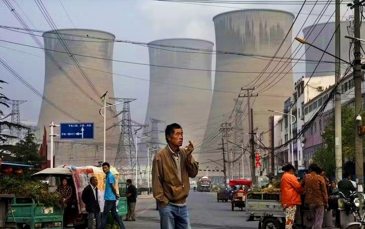 China CO2 emissions Q1 2023
