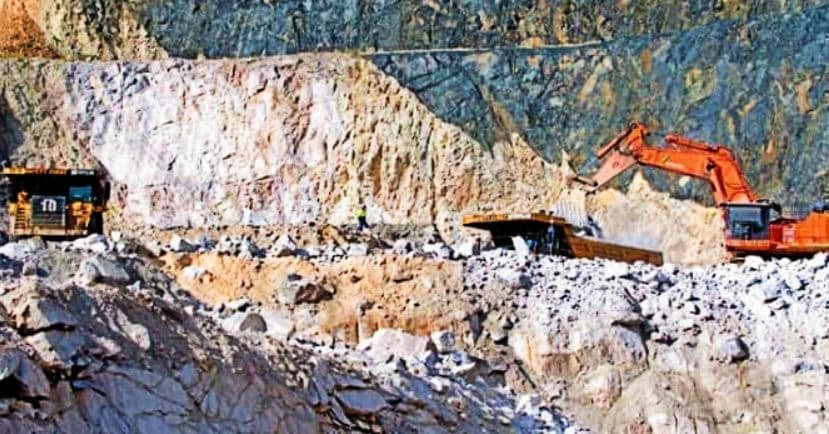 hard rock mining lithium EV battery