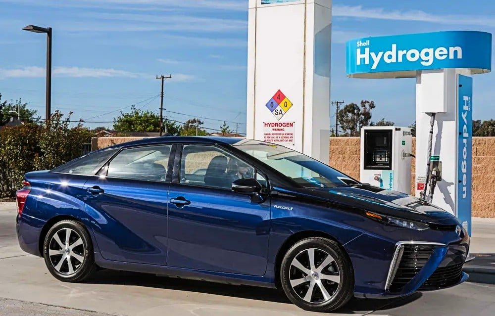 Toyota hydrogen powered vehicle