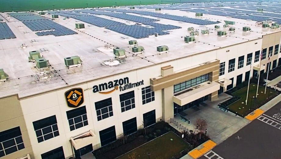 Amazon 2040 net zero goal with renewables