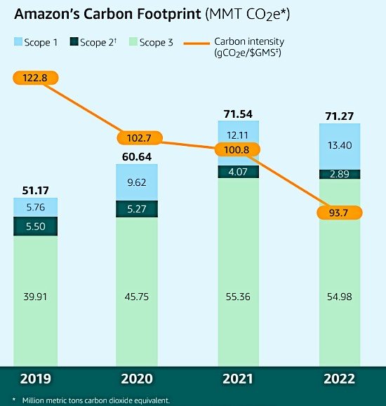 Amazon carbon emission