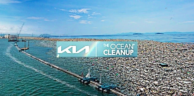 Kia and The Ocean Cleanup record 55-ton haul