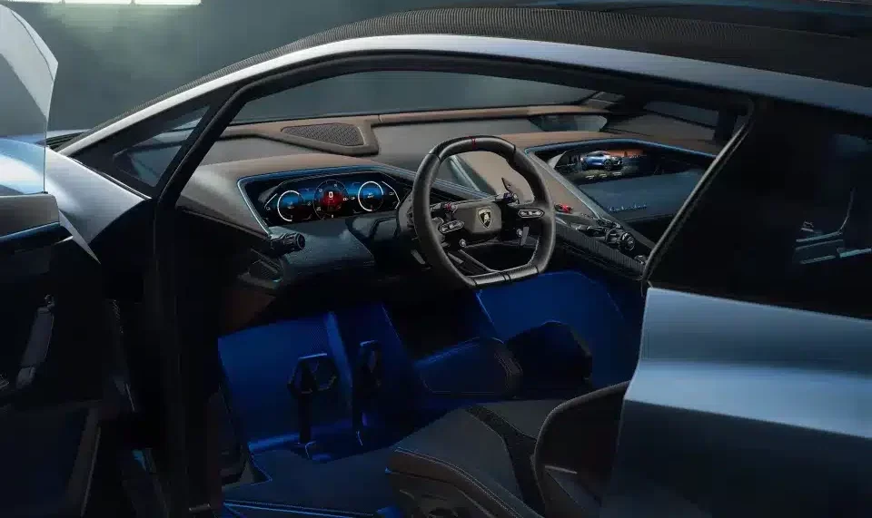 Lamborghini concept car Lanzador interior