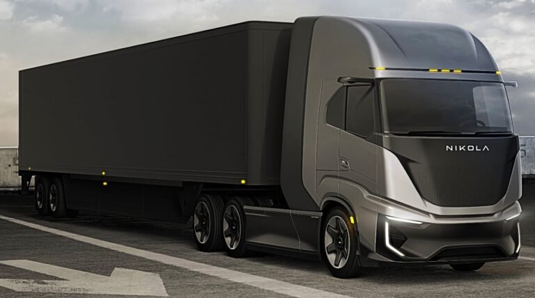 Nikola hydrogen fuel cell truck