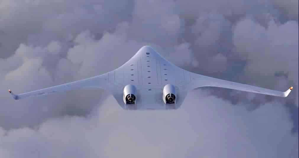 Futuristic 'blended wing' plane that can carry 250 people set to