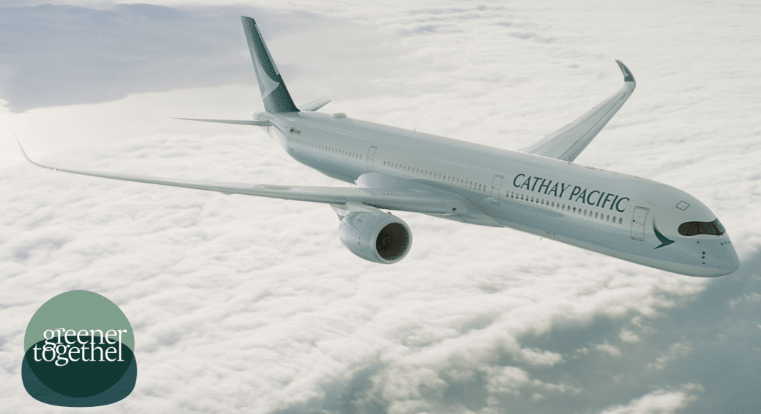 Cathay Pacific's Net Zero Flight Plan, 12% Reduction Target by 2030